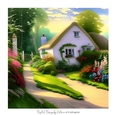 Spring Cottage 7x7 inch No.9