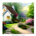 Spring Cottage 7x7 inch No.13