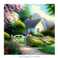 Spring Cottage 7x7 inch No.15