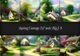 Spring Cottage 7x7 inch No.1-8