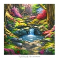 The Waterfall 7x7 inch No.3