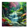 The Waterfall 7x7 inch No.6