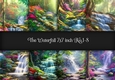 The Waterfall 7x7 inch No.1-8