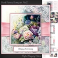 Dark Peony Bouquet No.2