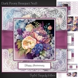 Dark Peony Bouquet No.8