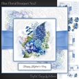 Blue Floral Bouquet No.2