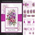 Fuchsia Bouquet 5x7 inch No.1