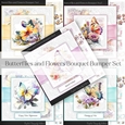 Butterflies and Flowers Bouquet Bumper Set