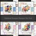 Rainbow Bouquet Bumper Set No.1
