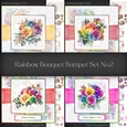 Rainbow Bouquet Bumper Set No.2