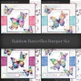 Rainbow Butterflies Bumper Set