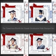 The Tassel was Worth the Hassle Graduation Male Bumper Set