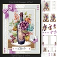 Wine Bottle Bouquet A5 No.3