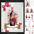 Wine Bottle Bouquet A5 No.4