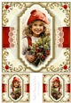 Young Girl with Holly Toppers No.2