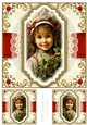 Young Girl with Holly Toppers No.3