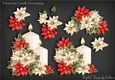 Poinsettia Candle Decoupage