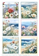 Pretty Seaside Flowers Toppers 1