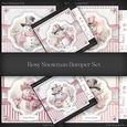 Rosy Snowman Bumper Set