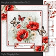 Poppies and Butterflies No.2