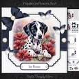 Puppy in Flowers No.5