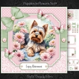 Puppy in Flowers No.9