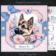 Puppy in Flowers No.10