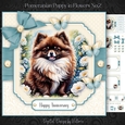 Pomeranian Puppy in Flowers No.2