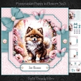 Pomeranian Puppy in Flowers No.5