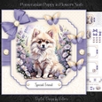 Pomeranian Puppy in Flowers No.6