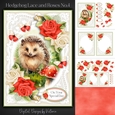 Hedgehog Lace and Roses No.4