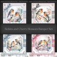 Robins and Cherry Blossom Bumper Set