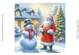 Santa and Snowman No.1