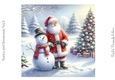 Santa and Snowman No.3