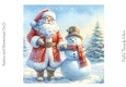 Santa and Snowman No.5