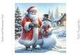 Santa and Snowman No.6