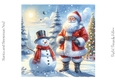 Santa and Snowman No.7