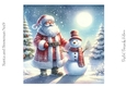 Santa and Snowman No.9