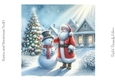 Santa and Snowman No.10