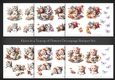 Kitten in a Teacup of Flowers Decoupage Bumper Set