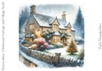 Watercolour Christmas Cottage and Village No.10