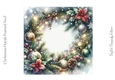Christmas Florals Framed No.3