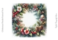Christmas Florals Framed No.4
