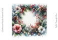 Christmas Florals Framed No.8