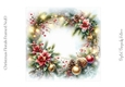 Christmas Florals Framed No.10