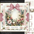 Winter Floral Sparkle No.3