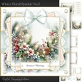 Winter Floral Sparkle No.5