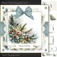 Winter Floral Sparkle No.9