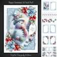 Happy Snowman 5x7 inch No.8