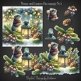 Mouse and Lantern Decoupage No.4